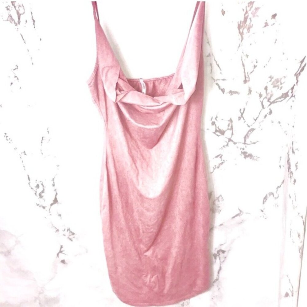 Windsor good times suede pink dress